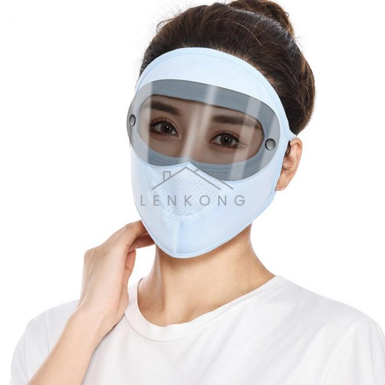 안면 마스크 블루 여름안면마스크 스포츠마스크 햇빛가리개 골프안면마스크 쿨마스크