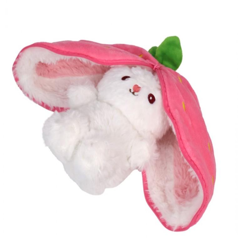 딸기 변신인형 바디필로우인형 귀여운인형 토끼애착인형