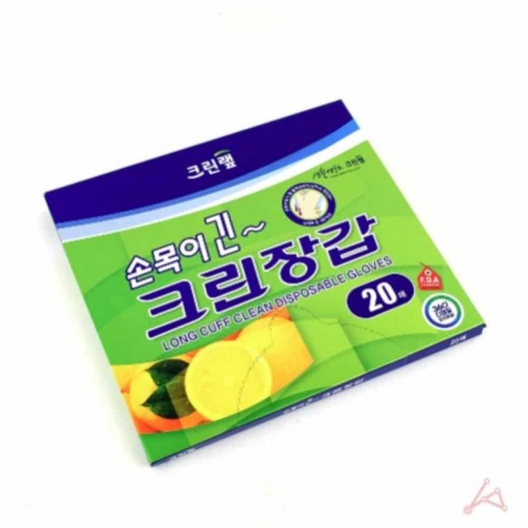 긴 크린장갑 20매 일회용비닐장갑 조리용장갑 위생장갑 요리장갑 일회용장갑