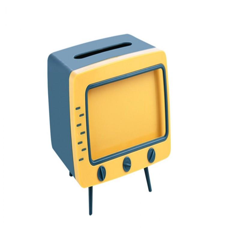 레트로 티슈케이스 각티슈커버 핸드폰스탠드 핸드폰홀더