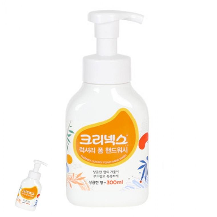 손비누 핸드크림펌프형 주방핸드워시 거품손비누리필 손보호핸드워시 크리넥스 럭셔리 폼 핸드워시 300ml