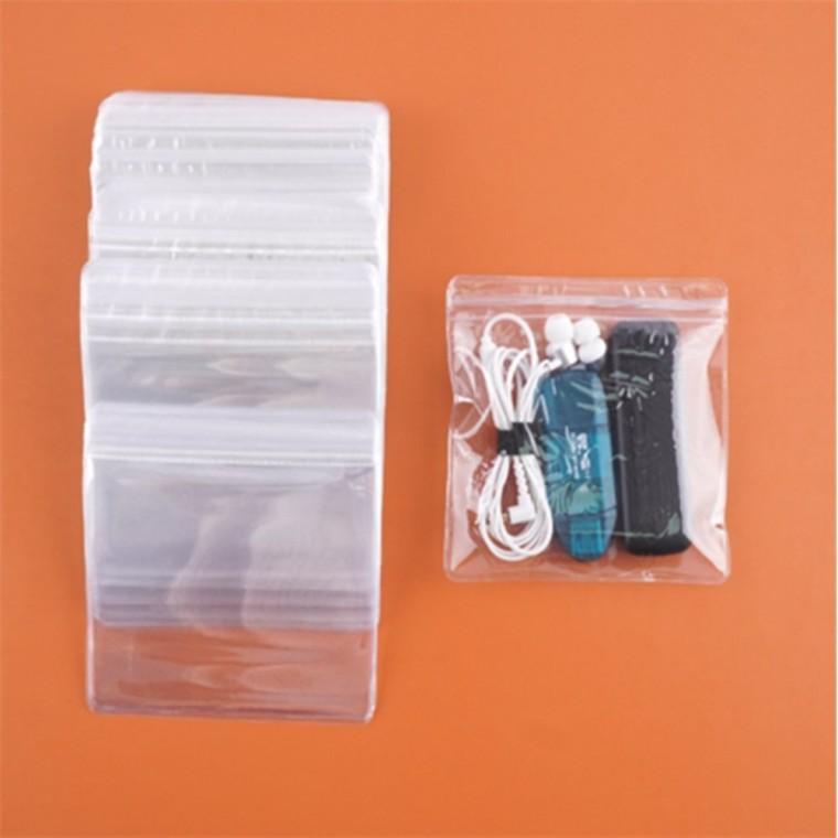 여행용미니파우치 미니 소품 PVC 지퍼백 10p 01) 12x12cm