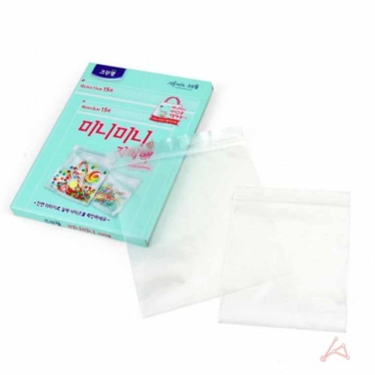 미니미니 지퍼팩 지퍼백 여행용지퍼백 비닐백 휴대용비닐팩 악세사리지퍼백