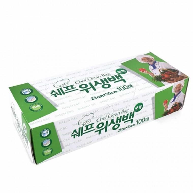 위생백 25x35 100매 롤팩 일회용비닐팩 위생봉투 일회용비닐봉지 크린팩