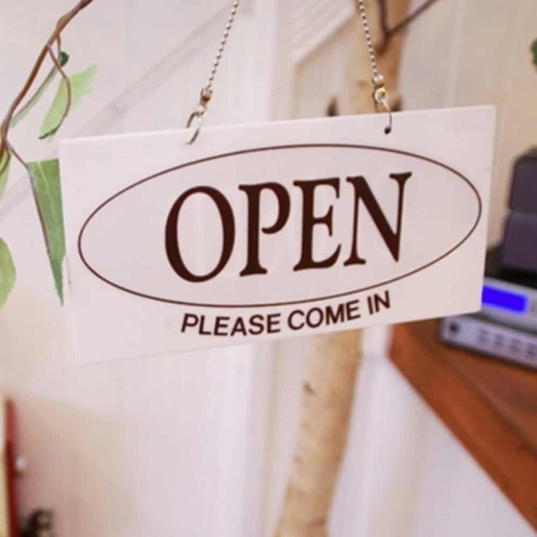 OPEN/CLOSED 표지판 영업시간안내판 도어사인 영업중 영업중간판 오픈클로즈