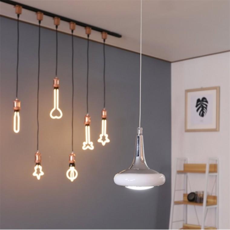 LED 우주선 팬던트 1등 화이트 홈조명