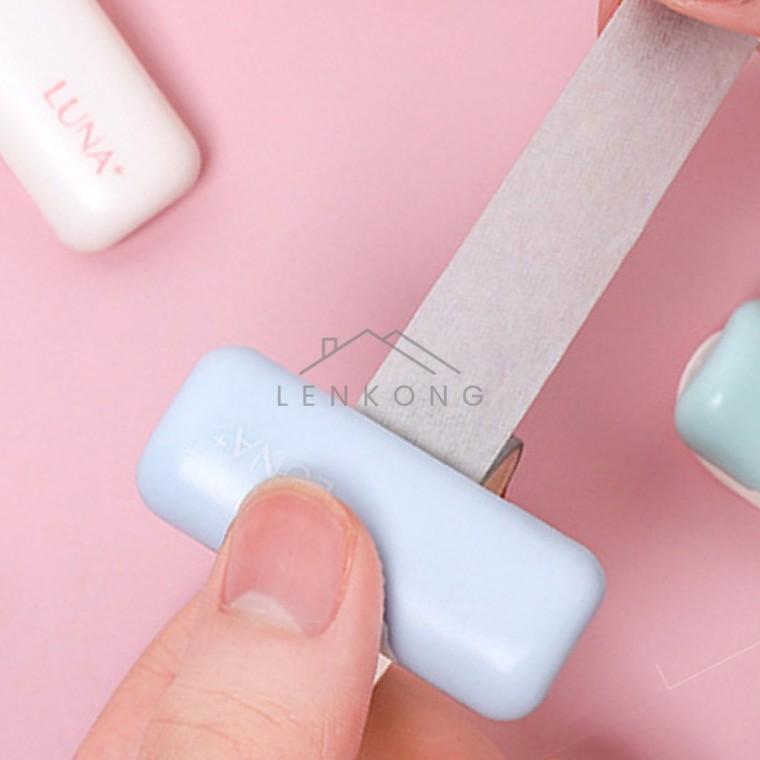 휴대용안전종이테잎커터기 휴대용커팅기클립 스티키테이프디스펜서 미니마스킹테잎커터기 미니테이프커터기