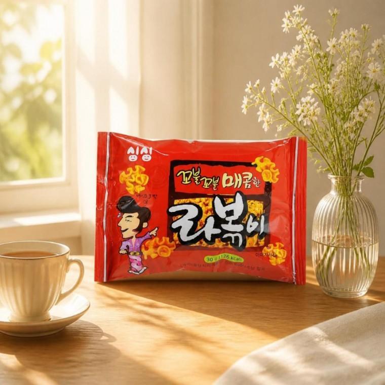 [묶음배송] 라뽁이 10봉 - 추억의 문방구 과자 옛날 과자 간식선물 어린이집 단체간식 레트로 군것질