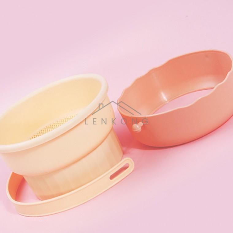 메이크업브러시세척패드 화장붓건조대 화장솔클리너세척용기 페이스브러시세척기 화장브러시세척트레이통