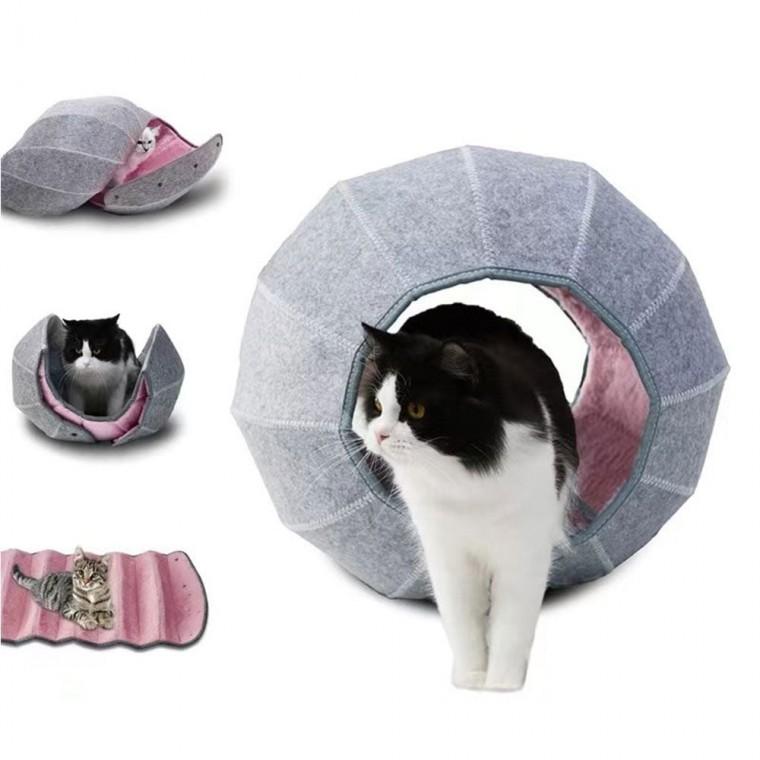 PET 고양이 숨숨집 동굴 하우스 접이식 터널 대형 펫집 고양이집 고양이숨숨집스크래쳐 고양이터널숨숨집
