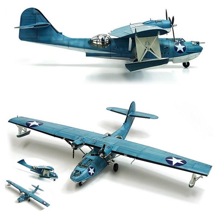프라모델모형 프라모델밀리터리 모형밀리터리 프라모델놀이 밀리터리조립 미해군 USN PBY-5A 미드웨이 해전