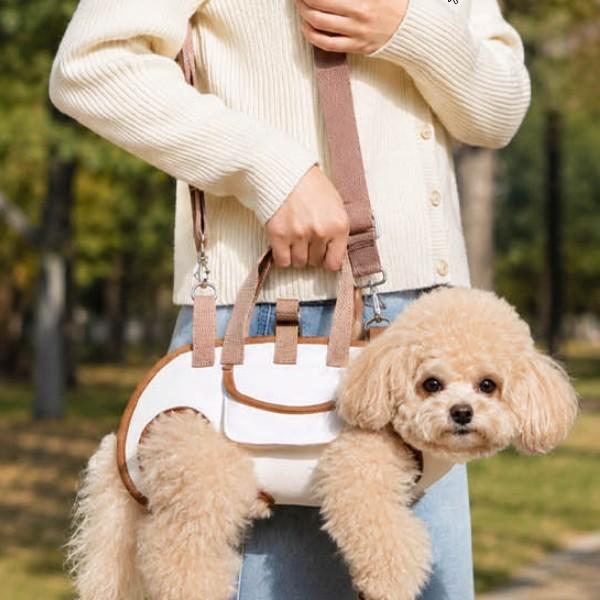 퍼피백 강아지와 고양이 모두 사용할 수 있어 반려생활의 편의성을 높여주는 이동 숄더백