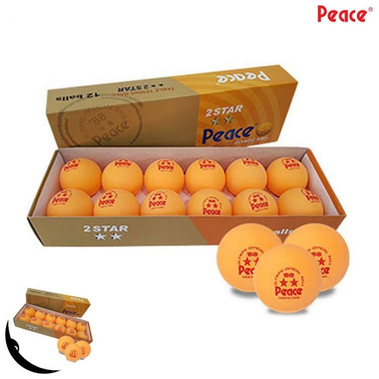무지탁구공 경기용탁구공 스포츠탁구공 탁구공2성 2성탁구공 오렌지 탁구공 2성 12pcs