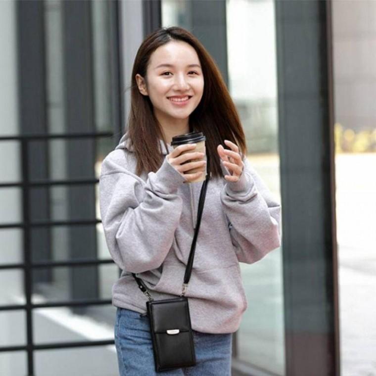 스타일리시 미니 크로스백 핸드폰 가방 힙색 가슴 슬링백 허리백 등산 운동 남녀 공용