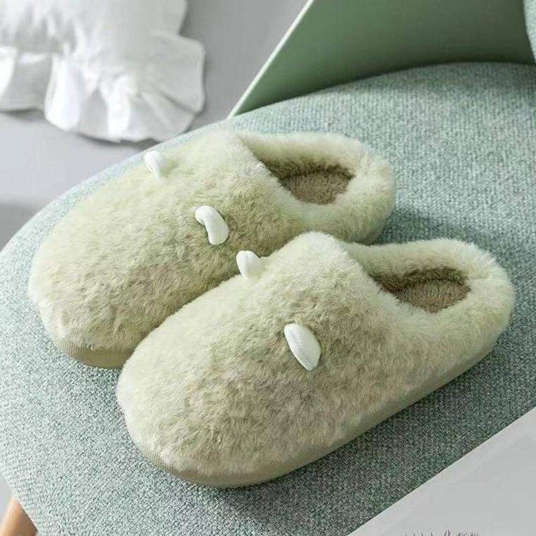 따뜻한 겨울 키높이 털 실내화 사무실 슬리퍼 통기성 부드러운 미끄럼 방지 거실 침실용