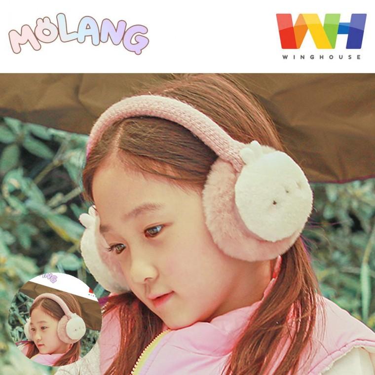 여아토끼귀마개 방한귀마개 방한용귀마개 방한귀도리 겨울귀덮개 몰랑 핑크 귀마개