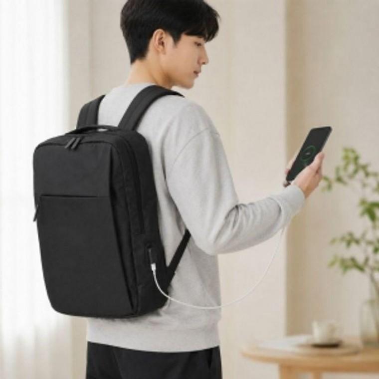 벡터USB충전노트북백팩데일리출근가방대학생