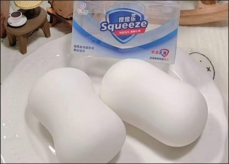 비누 크런치 슬랑이 말랑이 스퀴시 크랑이 스트레스해소 촉감놀이 슬라임