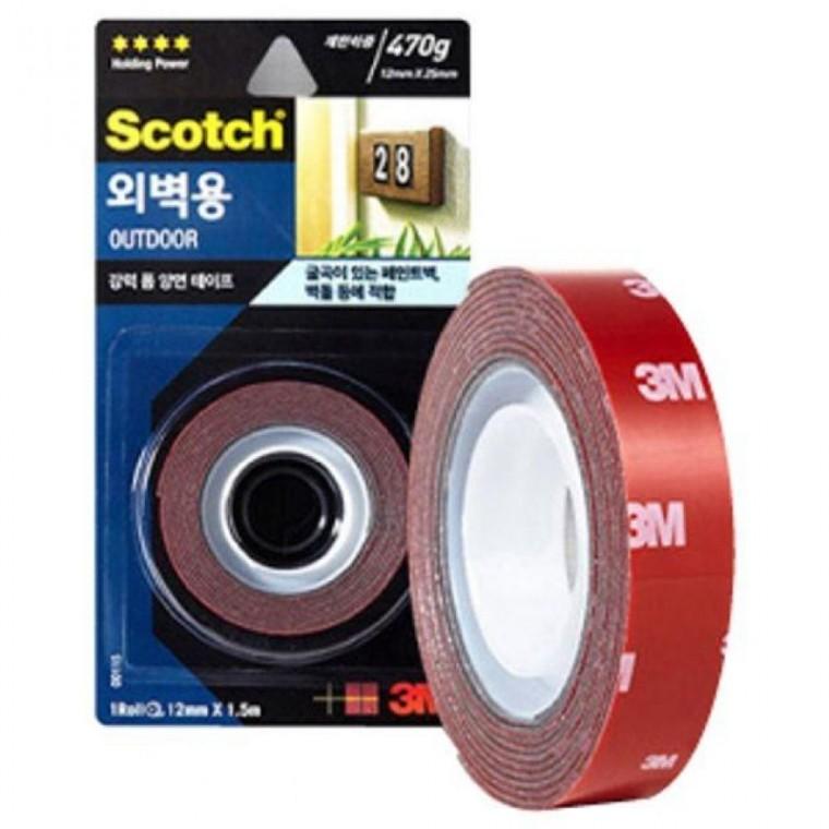 3M Scotch 강력 회색 외벽용 폼양면테이프