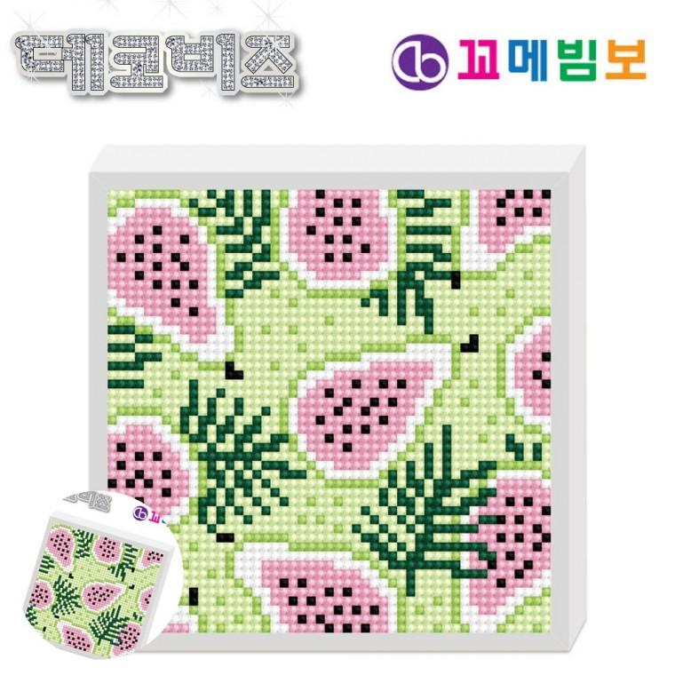 액자보석십자수 어린이보석십자수 DIY보석십자수 초등십자수 구슬십자수 데코비즈 150 보석십자수 D01 무화