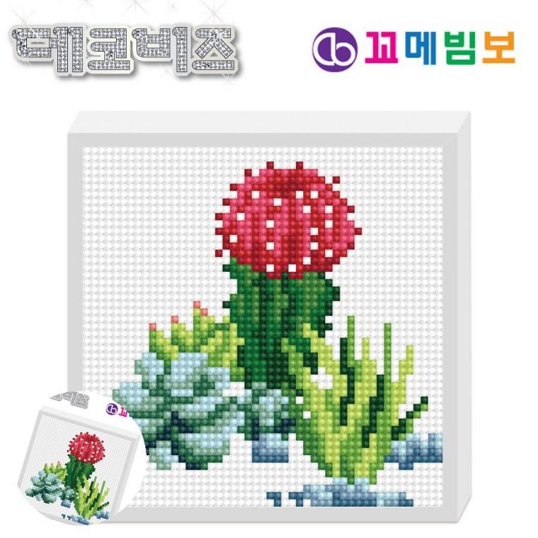 비즈공예키트 보석십자수도안 초등십자수 액자보석십자수 보석십자수DIY 데코비즈 150 보석십자수 C09 빨간