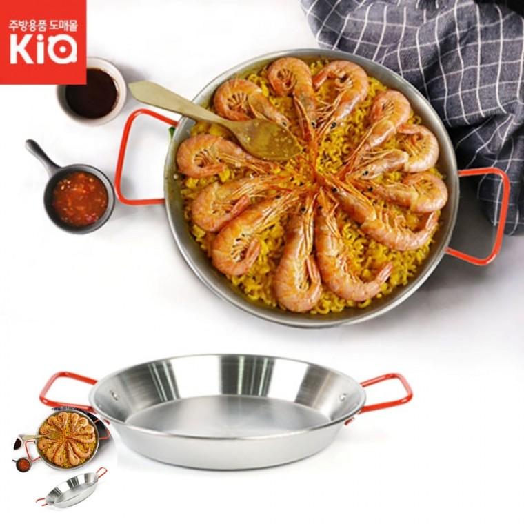 스텐접시 빠에야팬26cm 감바스냄비 스텐빠에야 스탠냄비 빠에야팬22