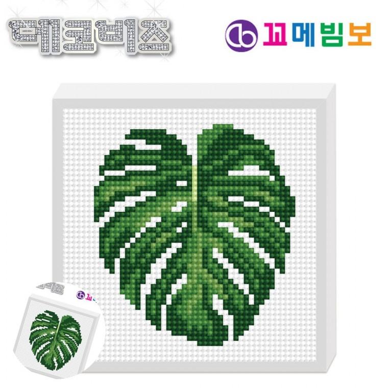 DIY보석십자수 비즈공예키트 초등십자수 보석십자수도안 어린이보석십자수 데코비즈 150 보석십자수 C12 몬