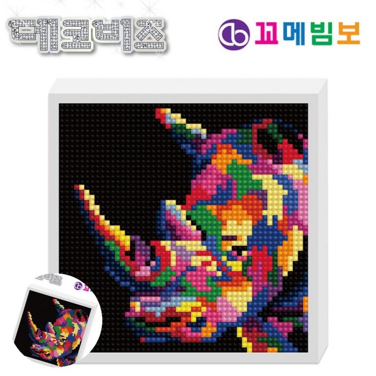 보석십자수DIY 어린이보석십자수 액자보석십자수 비즈공예키트 구슬십자수 데코비즈 150 보석십자수 E04 색