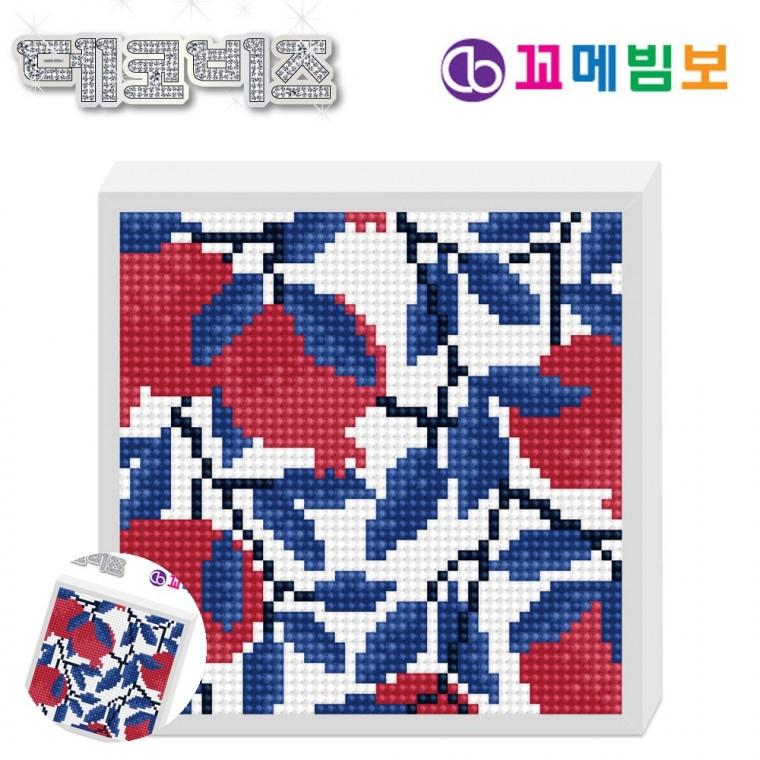 어린이보석십자수 액자보석십자수 DIY보석십자수 구슬십자수 비즈아트 데코비즈 150 보석십자수 D04 석류