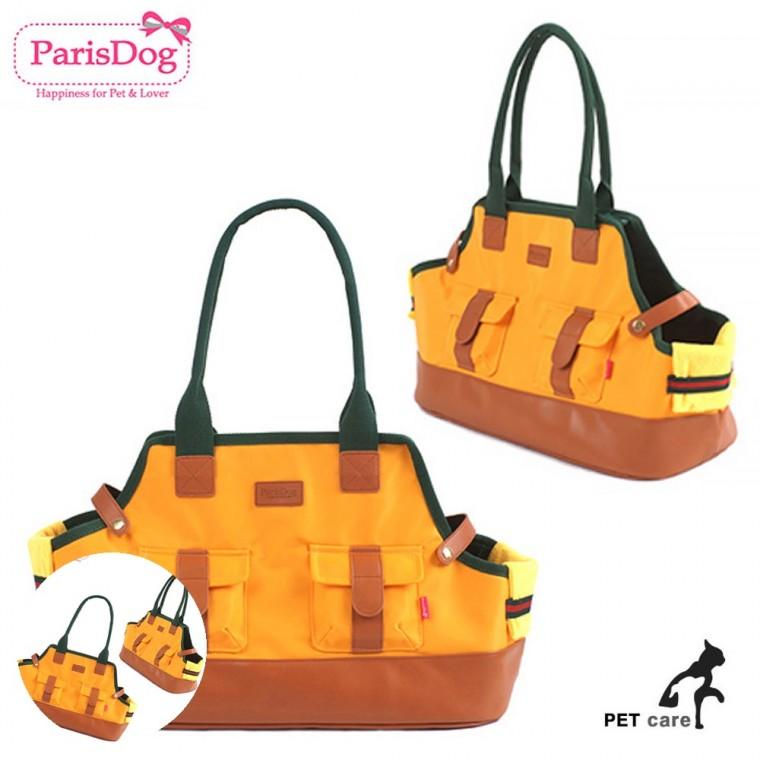 강아지이동캐리어 반려견이동가방 강아지케이지 강아지산책가방 강아지이동장 월튼 펫백 옐로우