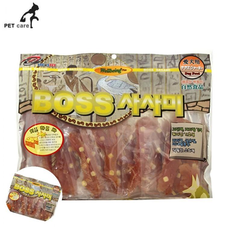 애견영양간식 강아지영양간식 강아지산책간식 애견간식 강아지건강간식 BOSS 치즈 사사미바 500g