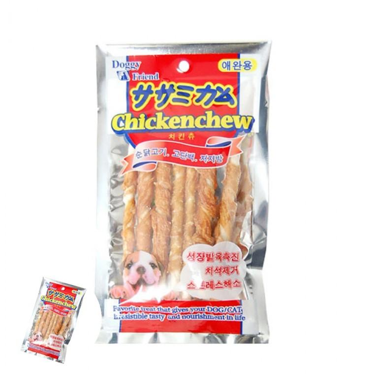 개간식 애완견간식 애견영양간식 강아지건강간식 애견간식 치킨츄 스틱 6P 강아지 간식