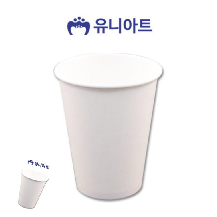 테이크아웃컵 탕비실용품 가정용종이컵 일회용컵 카페용종이컵 종이컵 50개입 흰색