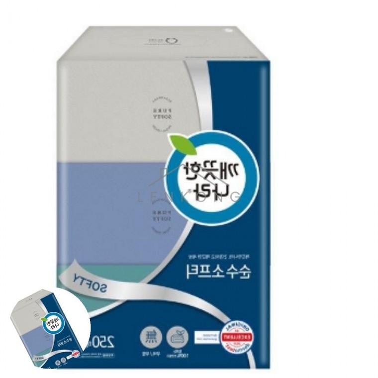 미용티슈 100매x6입 각티슈대용량 집들이 차량티슈 사각휴지 곽휴지