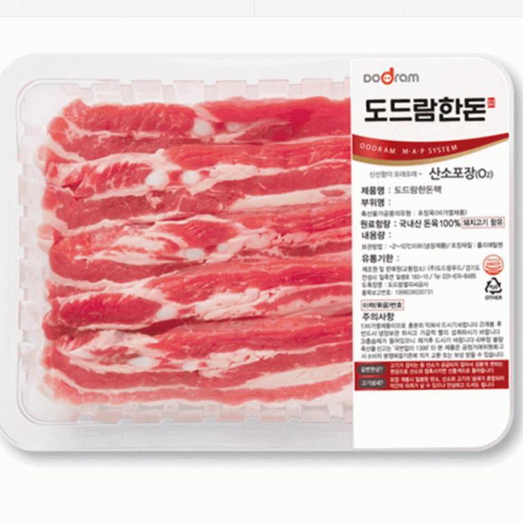 삼겹살 국내산 냉장 도드람 한돈 구이용 1kg pork belly