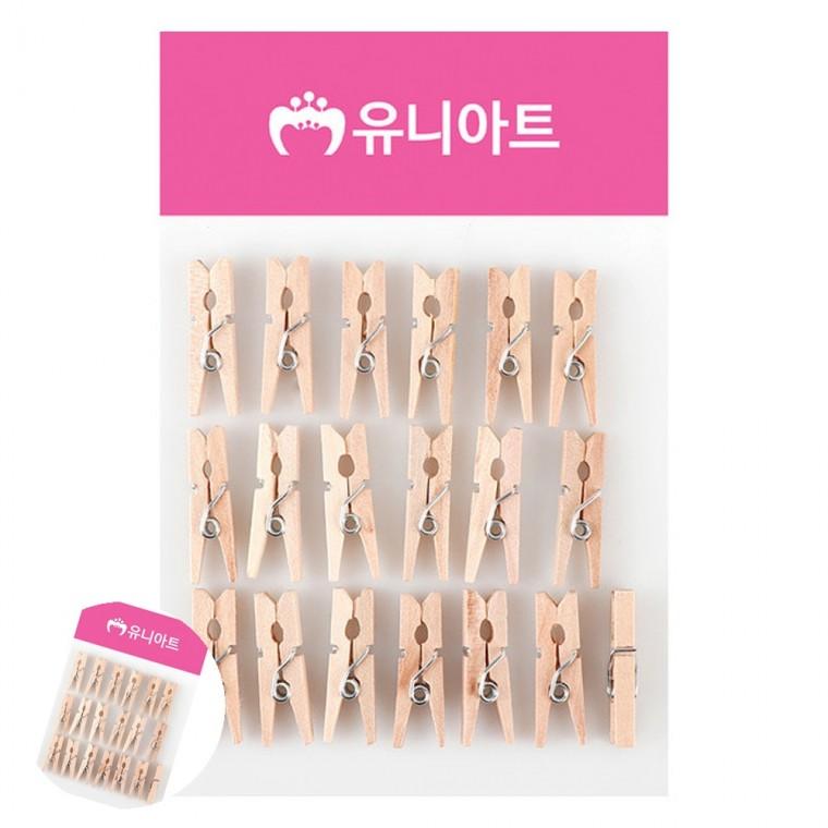가랜드집게 소품걸이 메모걸이 메모꽂이 POP집게 나무집게 소 원목