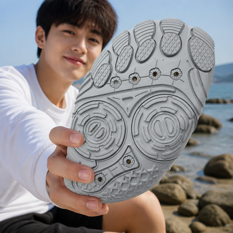 계곡 바닷가 물놀이 슈즈 250mm 블루 아쿠아 신발 해변