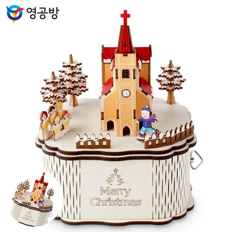 오르골만들기재료 우드오르골 오르골만들기키트 diy미니어처오르골 크리스마스오르골diy 오르골만들기 DIY