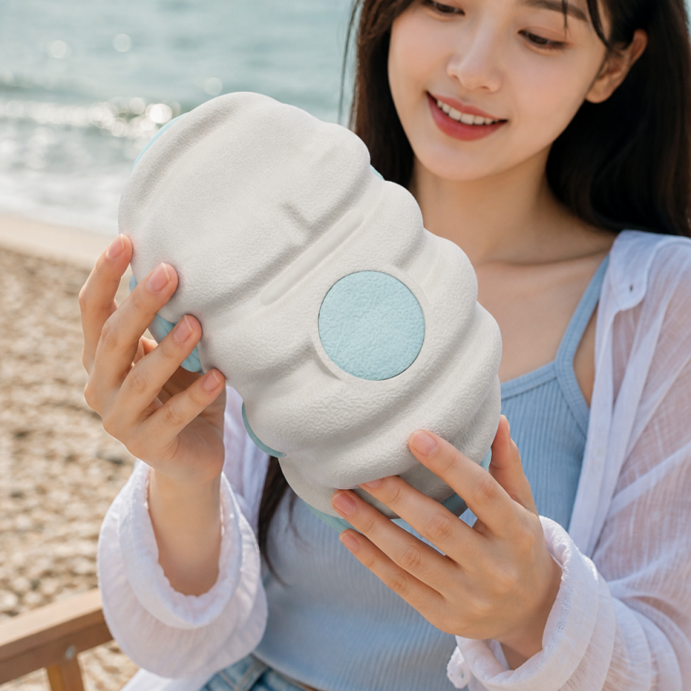 휴가철 물놀이 신발 펀칭 아쿠아슈즈 240mm 슬라이드 슬리퍼