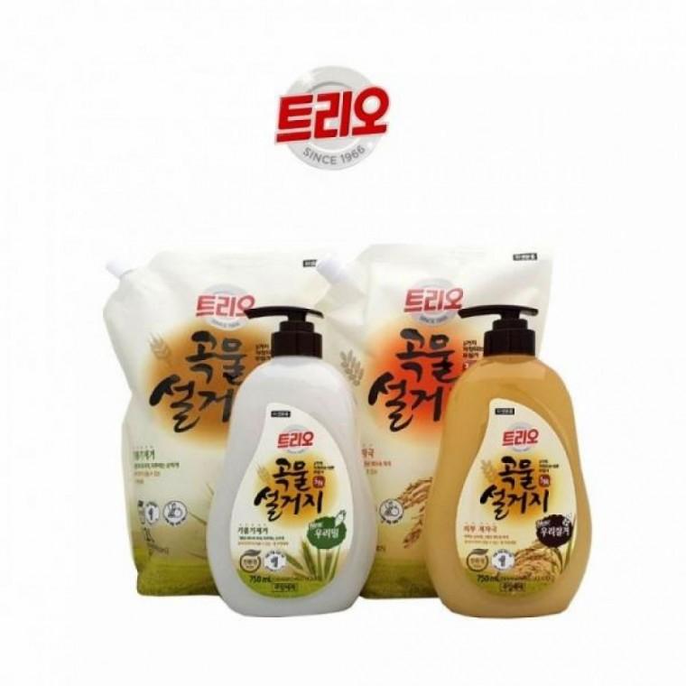 애경 트리오 곡물 설거지 주방세제 설겆이 우리현미
