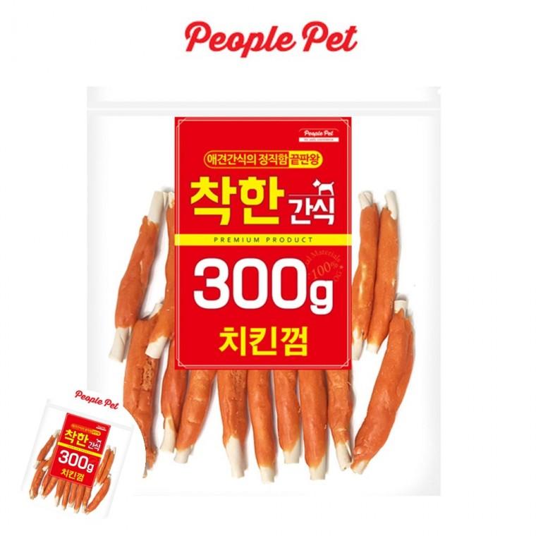 강아지훈련간식 강아지닭고기간식 애견영양간식 강아지건강간식 강아지영양간식 착한간식 치킨껌 300g