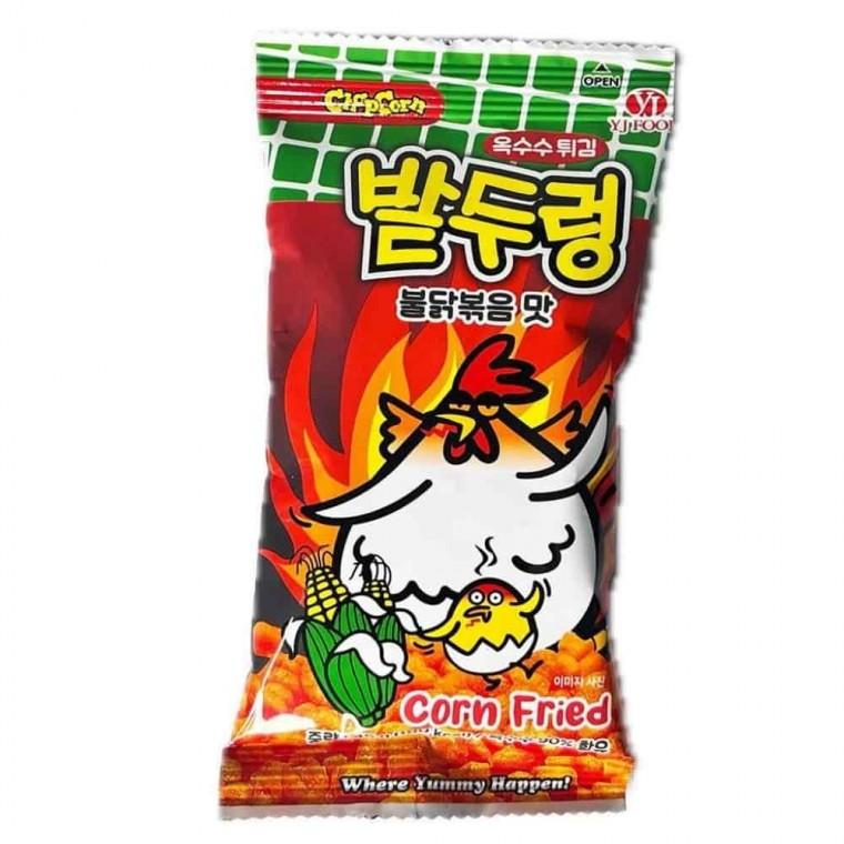 구운옥수수 매콤과자 매운스낵 옥수수깡팝콘 밭두렁 45g