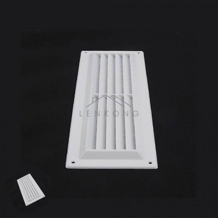 쇠부리그릴 PVC 백색 257X90 환풍기카바 환기구캡 환기구커버 환기그릴 환풍기그릴