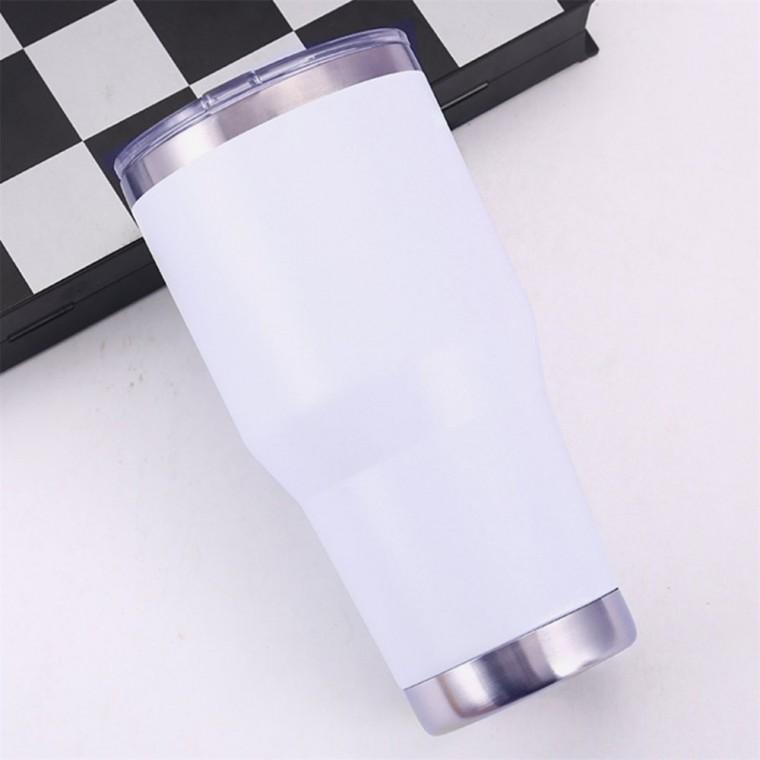 밀폐뚜껑 텀블러 850ml 화이트 스텐보온컵