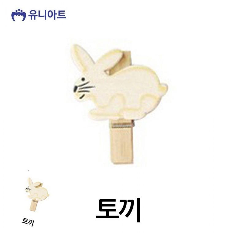 메모걸이 메모집게 행거집게 사진걸이집게 사진집게 모양 나무집게 토끼
