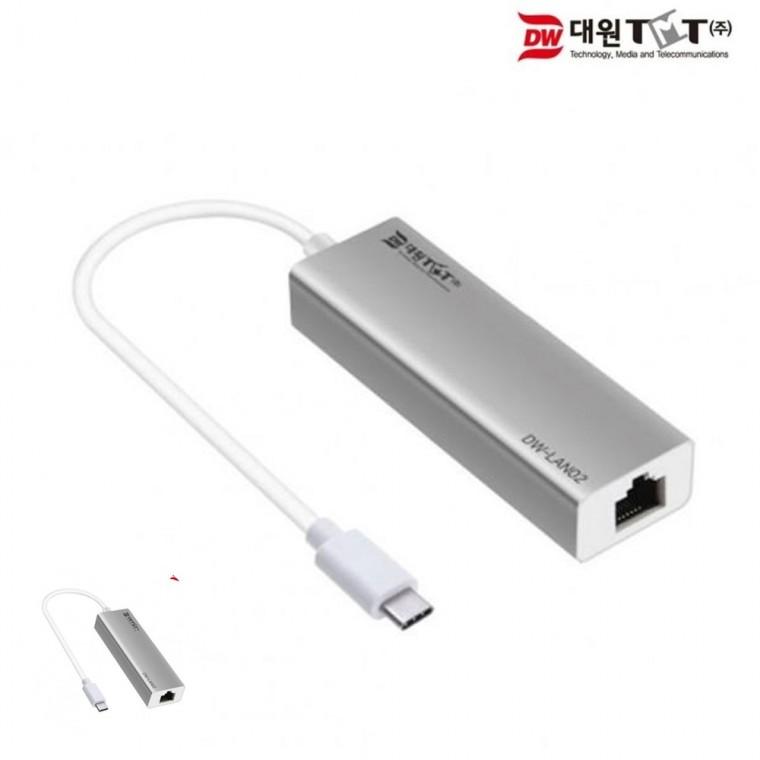 유선랜포트 인터넷연결허브 c타입인터넷선 노트북랜선 랜포트허브 USB Type-C 유선 랜카드