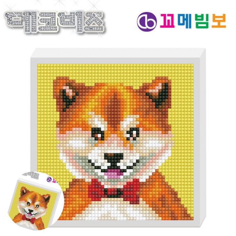 어린이십자수 비즈공예키트 초등십자수 보석십자수DIY 구슬십자수 데코비즈 150 보석십자수 G06 옐로아지