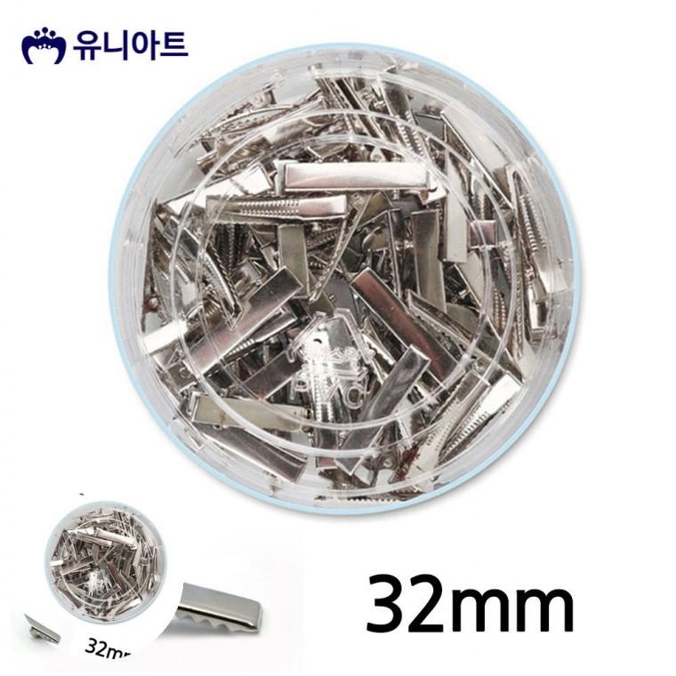 삔부자재 핸드메이드머리핀 머리핀재료 DIY머리핀 헤어핀부자재 넙적핀 32mm 1통