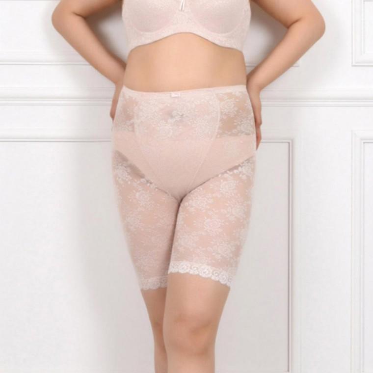망사 레이스 빅사이즈 사각 복부 보정 파워네트 거들