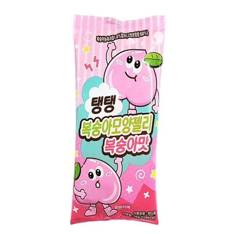 젤리세트 젤리간식 젤리대용량 복숭아맛젤리 복숭아젤리 15g 20p